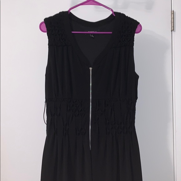 Zipper Black Dress! - Picture 2 of 4